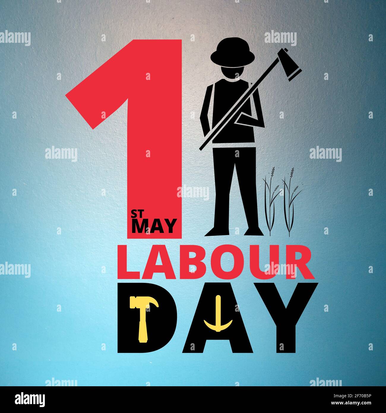 1er mai contexte de la journée internationale du travail Banque D'Images