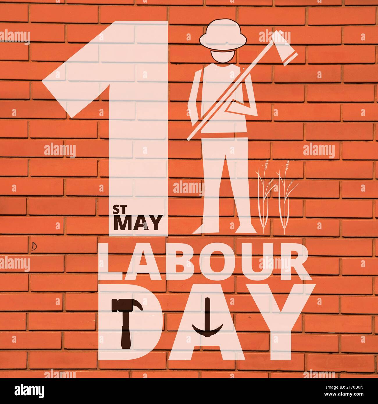 1er mai contexte de la journée internationale du travail Banque D'Images