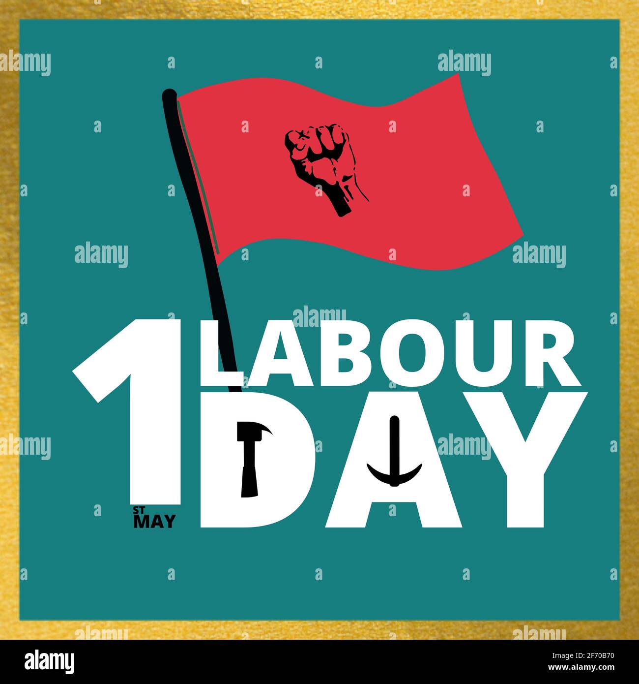 1er mai contexte de la journée internationale du travail Banque D'Images