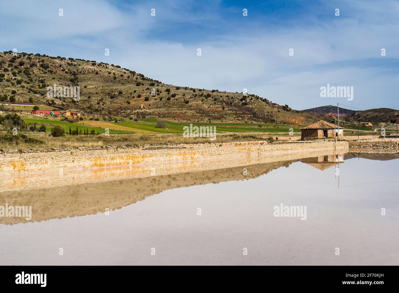 Mines de sel d'imon, Espagne Banque D'Images