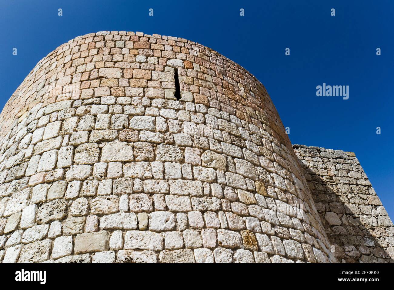 Forteresse arabe, Jadraque, Espagne Banque D'Images