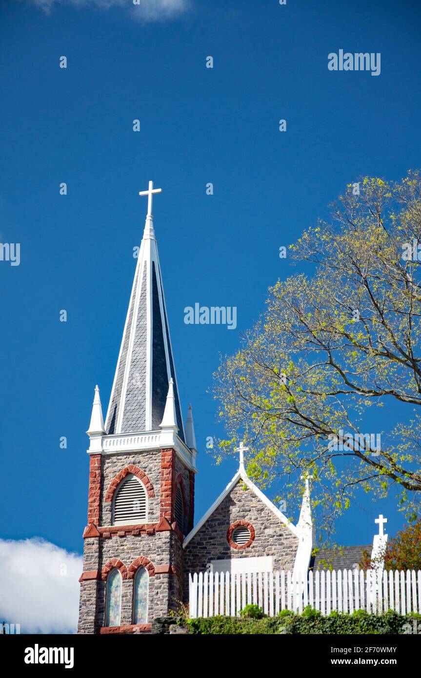 Église catholique romaine Saint-Pierre, Harper's Ferry, Virginie occidentale, États-Unis Banque D'Images
