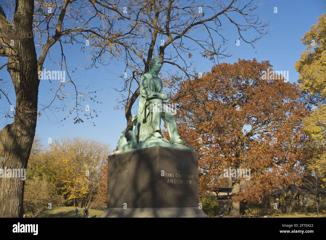 Hans Christian Anderson à Lincoln Park, Chicago, Illinois. Banque D'Images