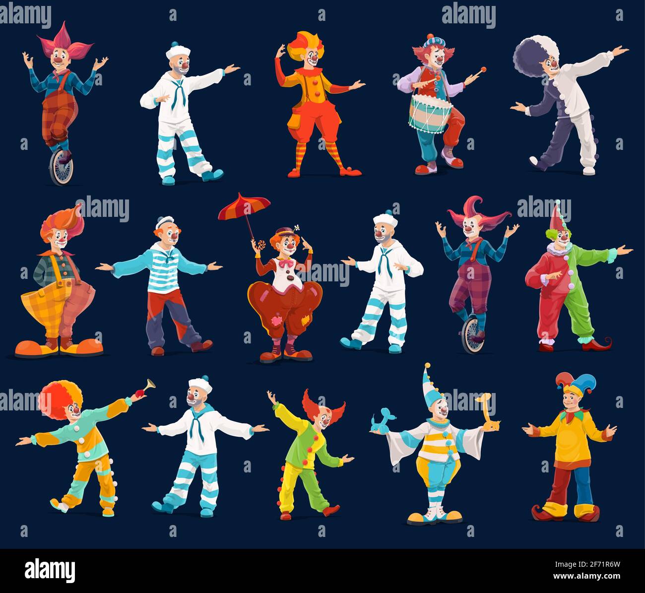 PERSONNAGES PLOMB CREUX ENSEMBLE CIRQUE CLOWN JF CR DC LR JF BF ? No