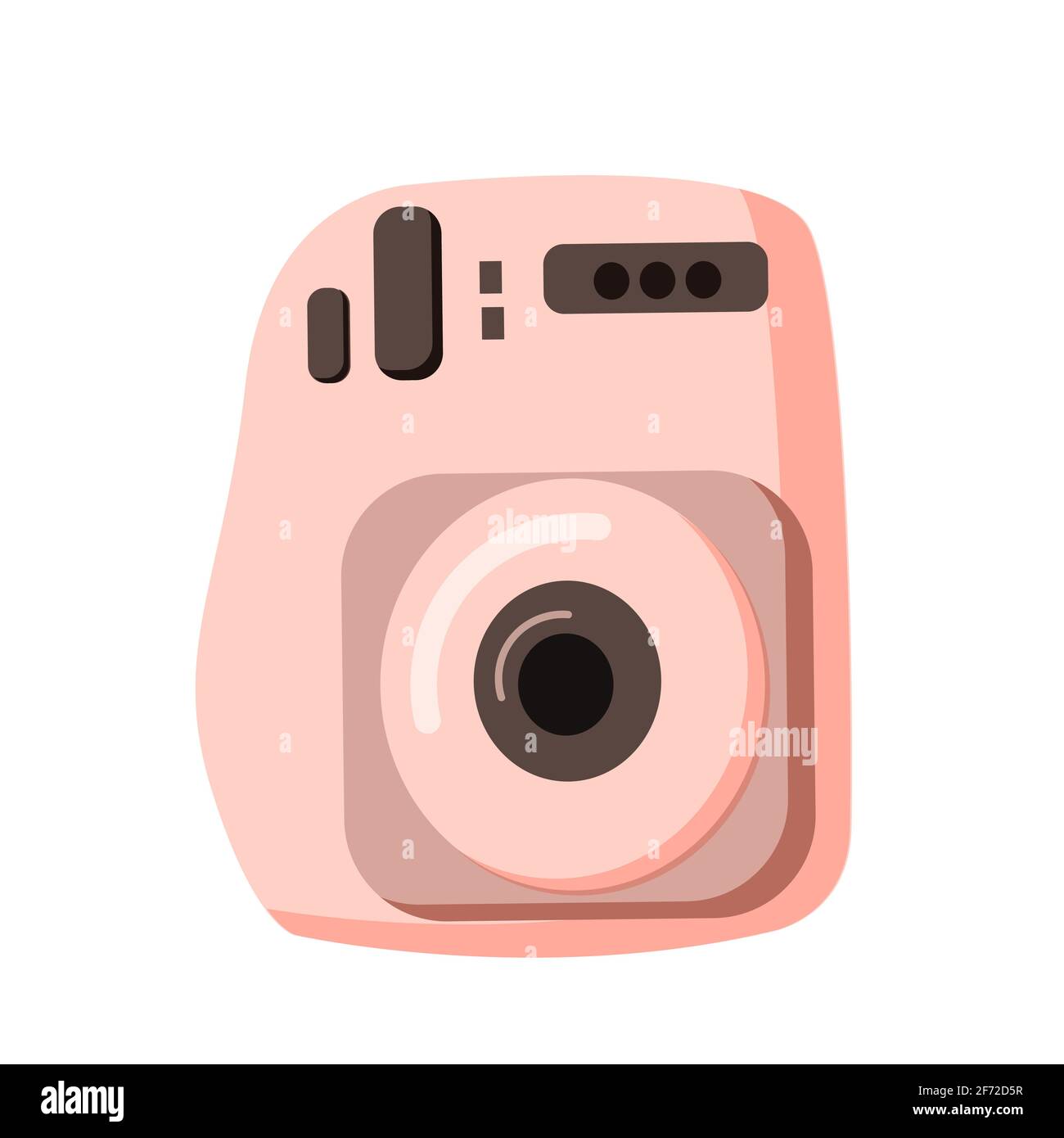 Image vectorielle d'un appareil photo pour les photos. Illustration de Vecteur