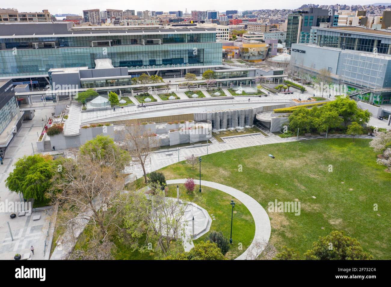 YBCA, Yerba Buena Center for the Arts SF, San Francisco, CA, Etats-Unis Banque D'Images