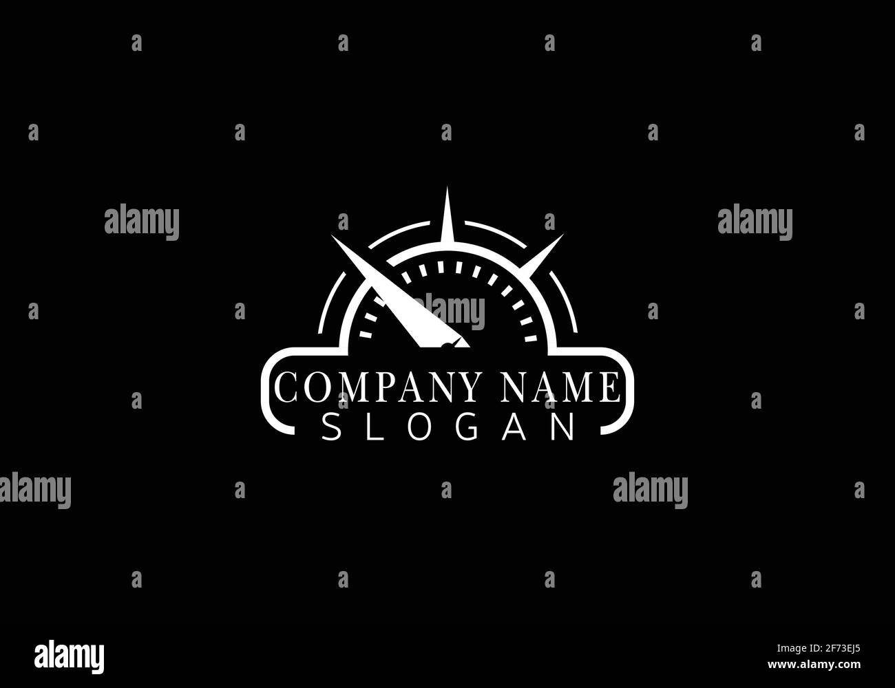 Modèle de conception de logo Creative Compass concept. Logo et symbole du compas. Illustration de Vecteur