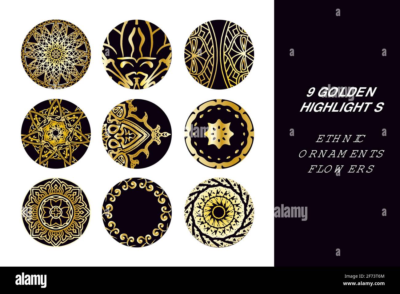 Couvertures de l'histoire magique. Boho médias sociaux mystiques icônes minimales Illustration de Vecteur