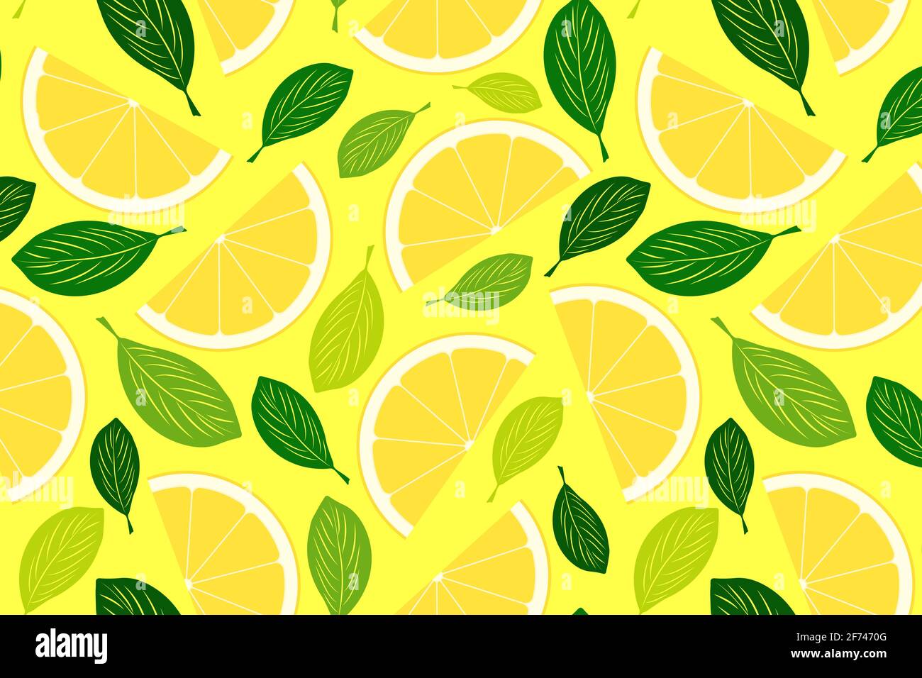 Motif vectoriel lumineux citron d'été Illustration de Vecteur