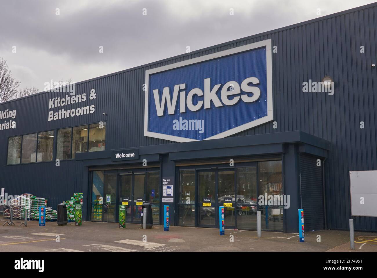 wickes fournitures de construction bricolage Banque D'Images