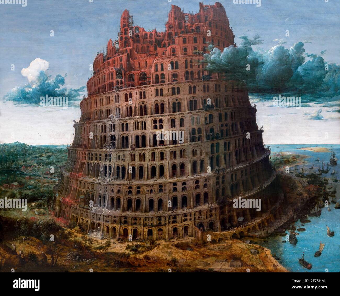 La Tour De Babel Par Pieter Bruegel L Ancien Vers 1565 Mus e 