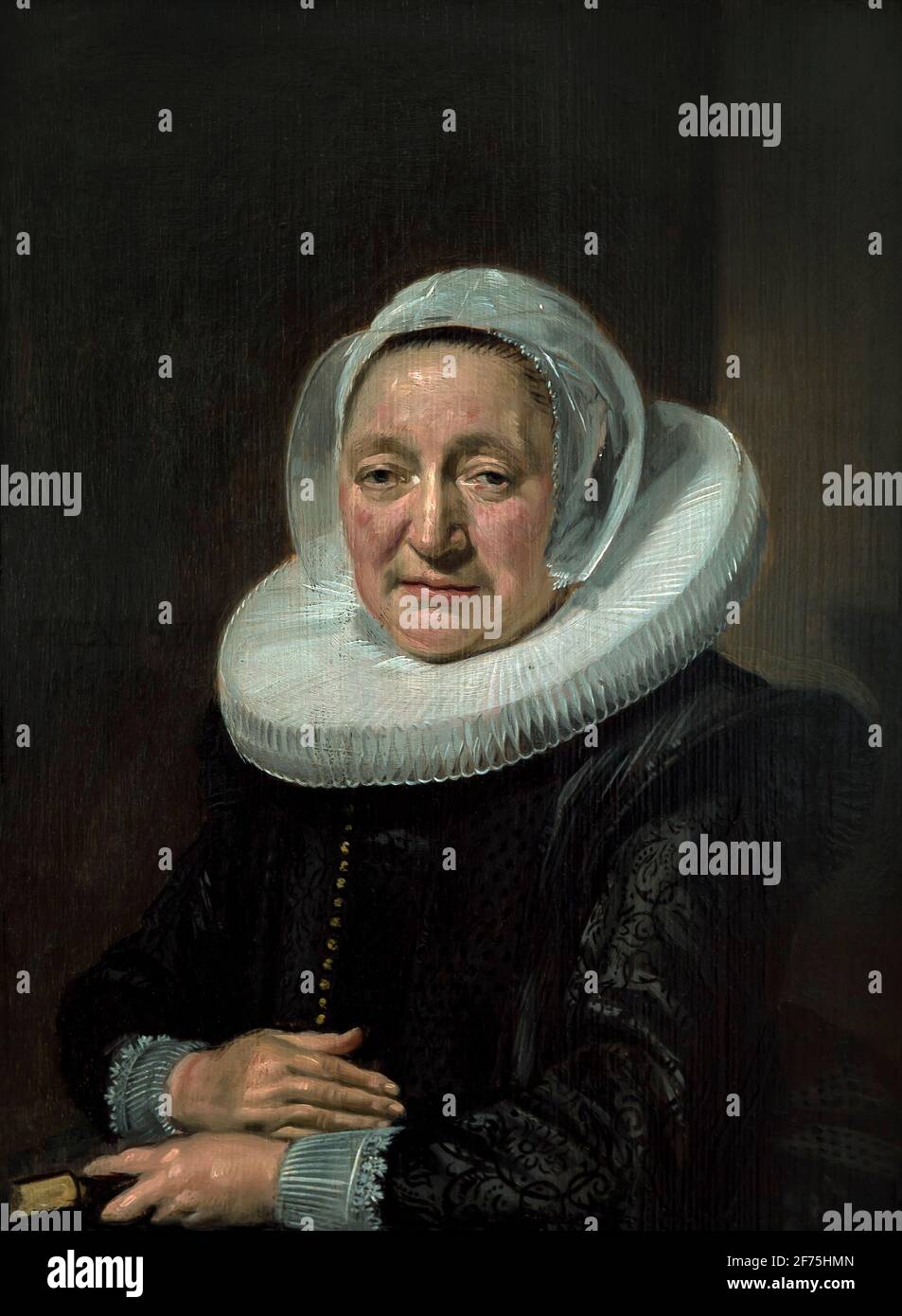 Portrait d'une femme de 57 ans, par Frans Hals, 1639, Musée Boijmans van Beuningen, Rotterdam, Pays-Bas, Europe Banque D'Images