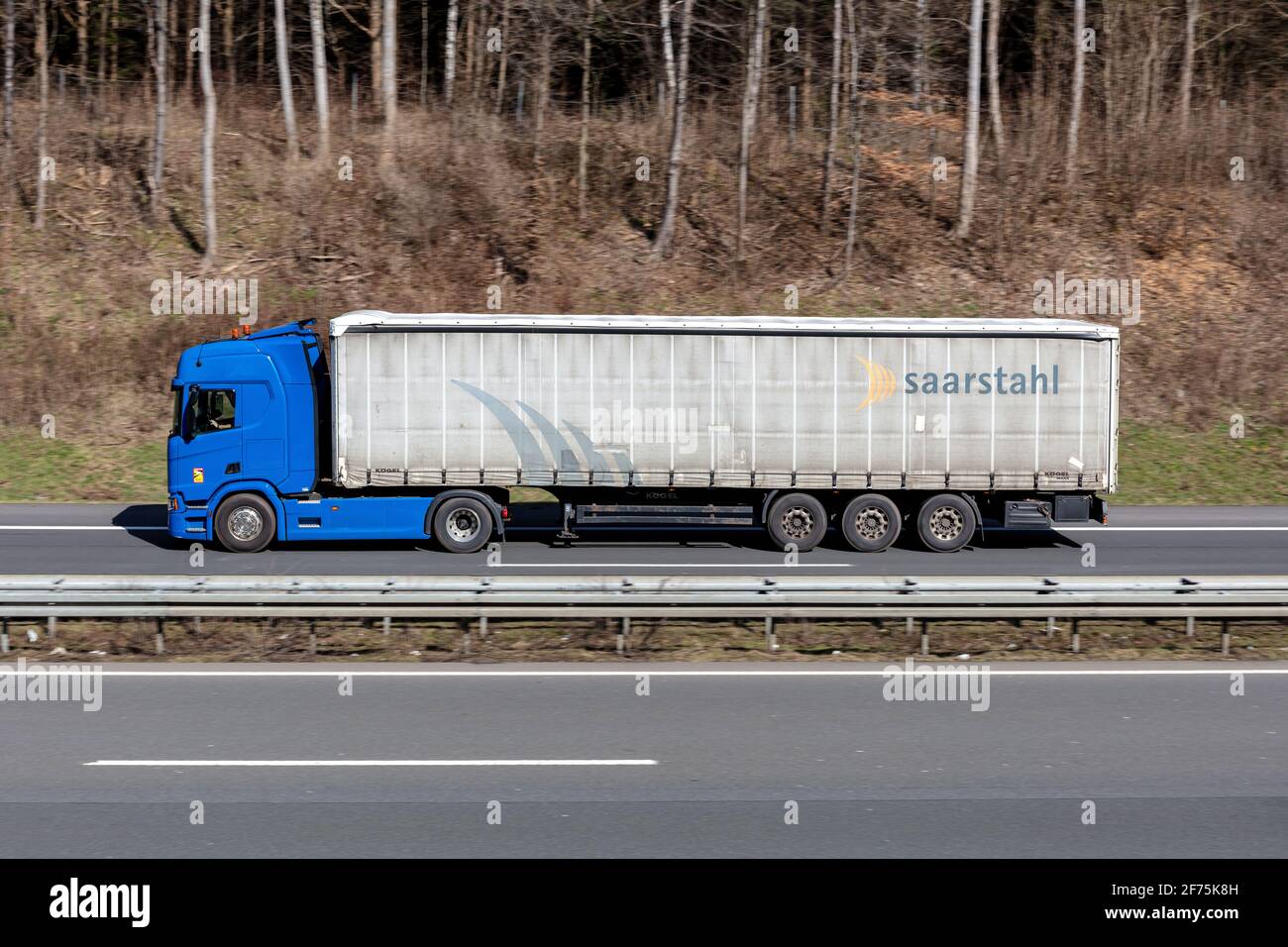 côté remorque de camion