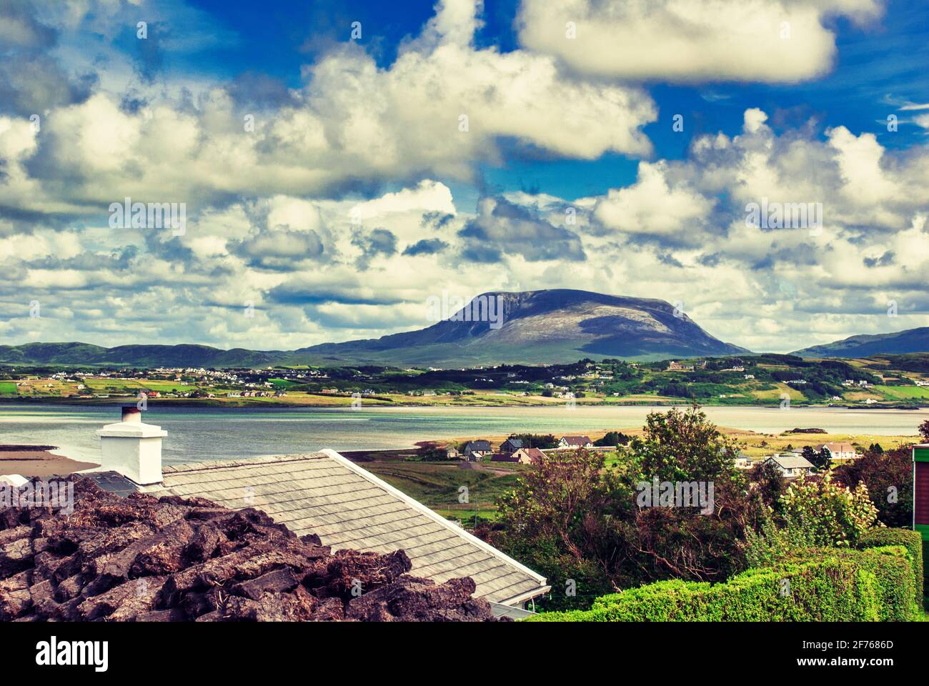 Muckish Mountain, comté de Donegal, Irlande Banque D'Images