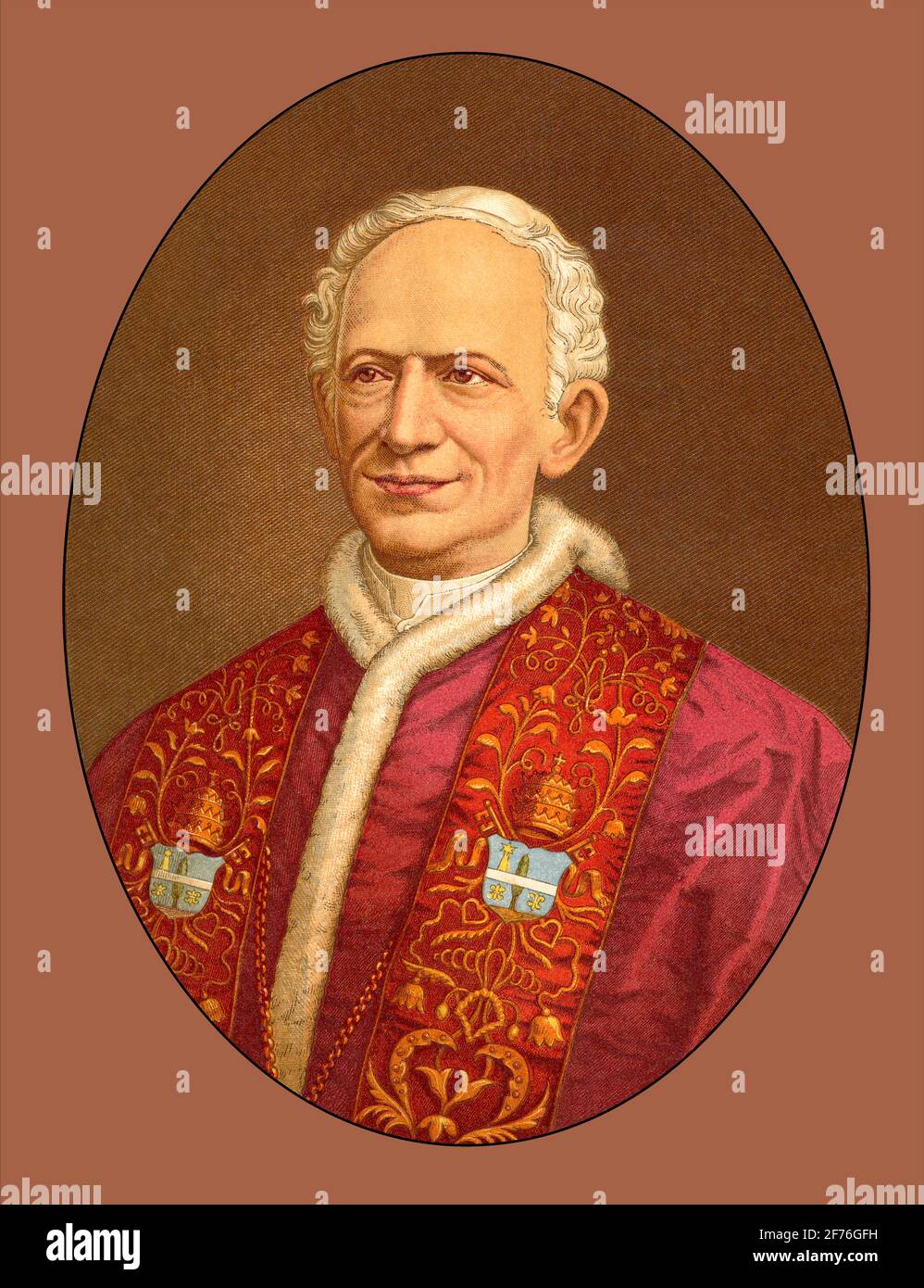 Le Pape Léon XIII, de 1878 - 1903 Banque D'Images