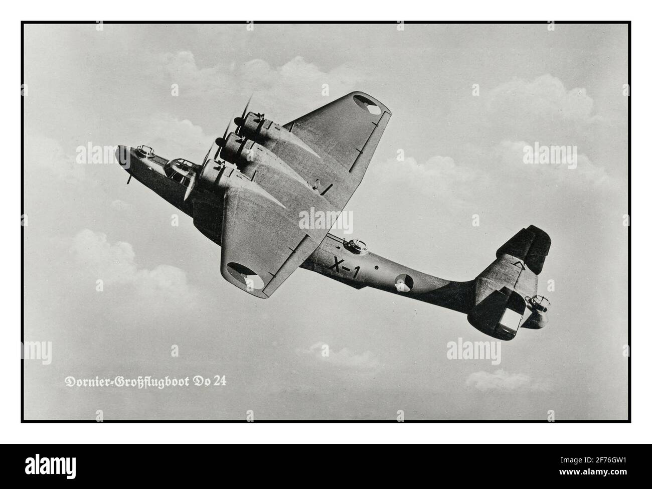 1937 Dornier Grosflugboot DO 24 bombardier la Luftwaffe de la Seconde Guerre mondiale Allemagne nazie Banque D'Images