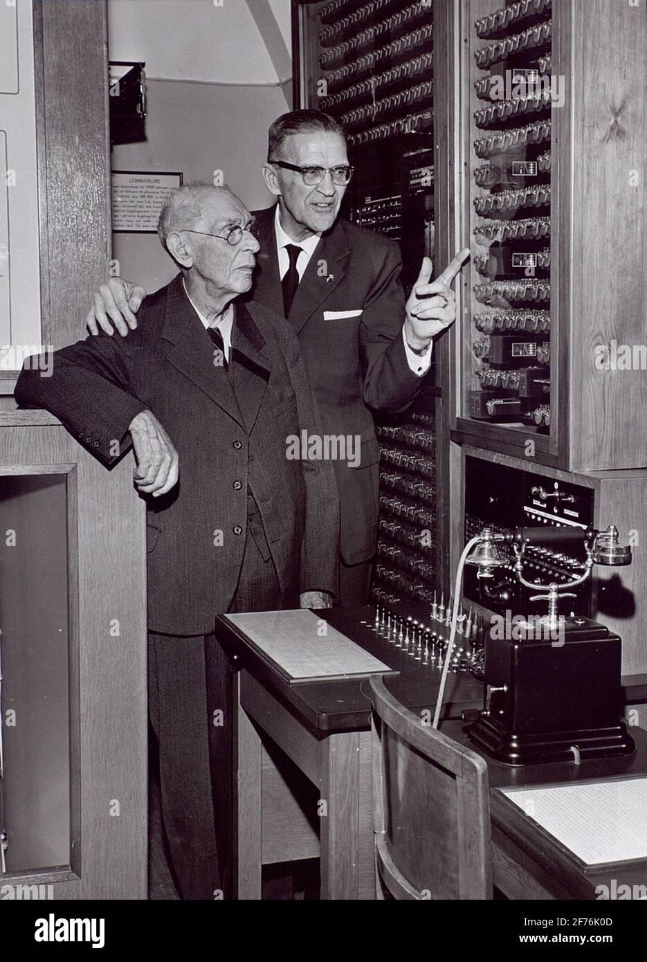 25ème anniversaire du Telemuseum 1962. Marques, Malmgren. Banque D'Images