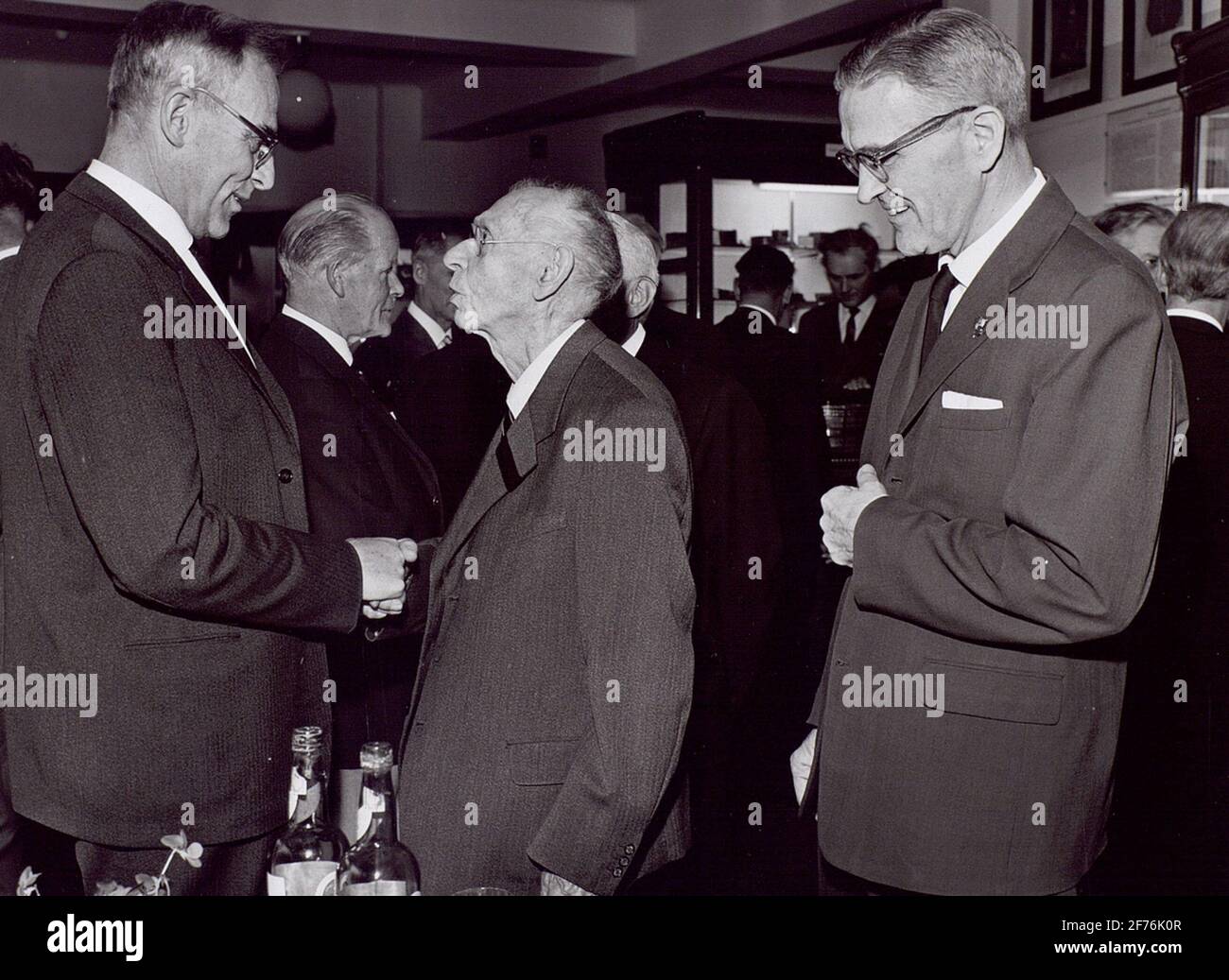 25ème anniversaire du Telemuseum 1962. Sterky, feux, Malmgren, Pehrson. Banque D'Images