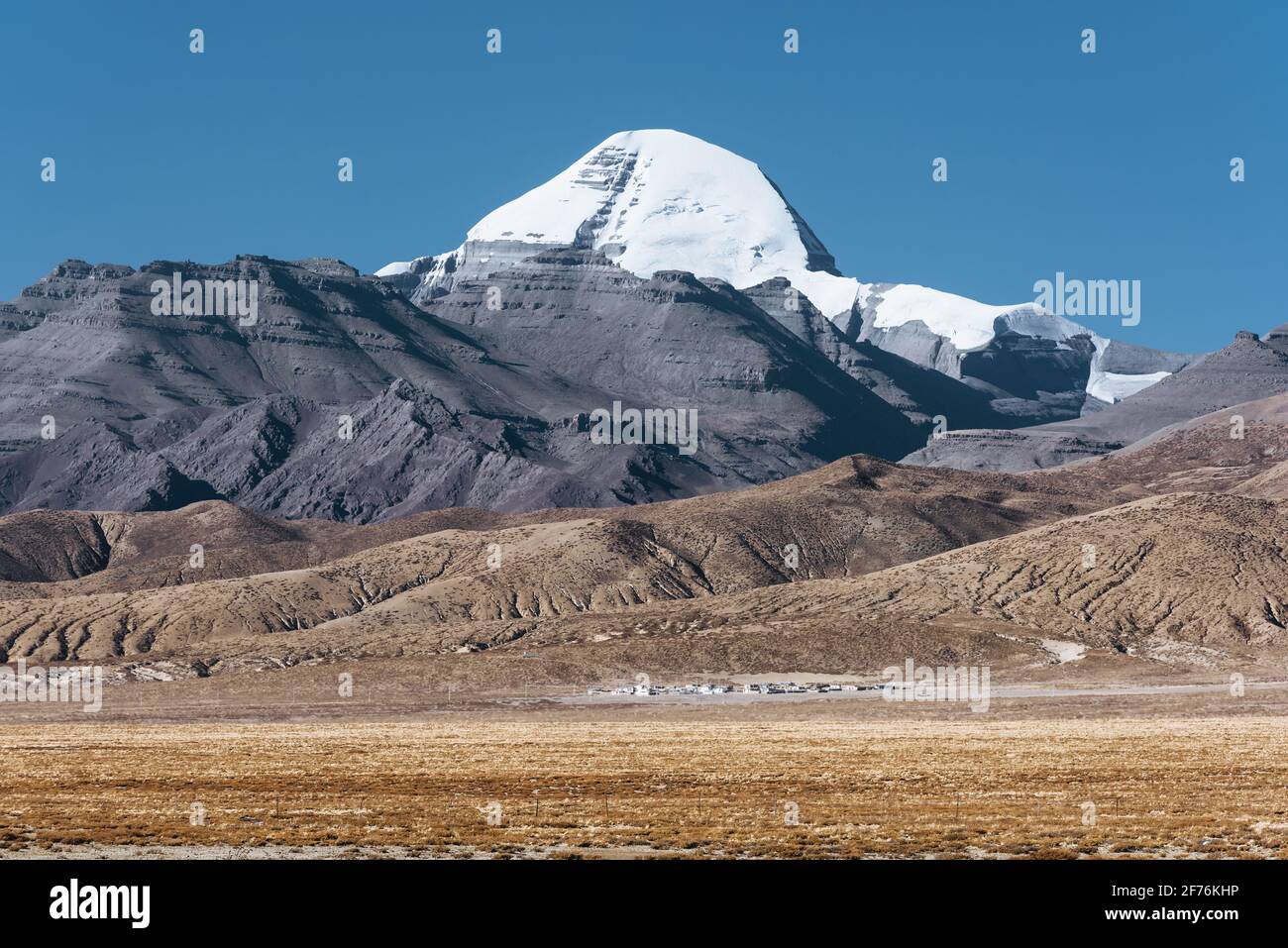 Mont Kailash et ses environs Banque D'Images