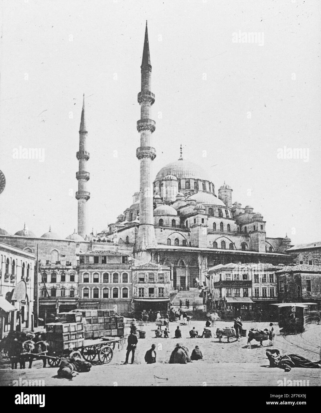 Icône Skiopty avec motifs de la mosquée bleue à Istanbul. Construit entre 1609-1616 et a été construit par le sultan d'Osmanske Ahmed I. Banque D'Images