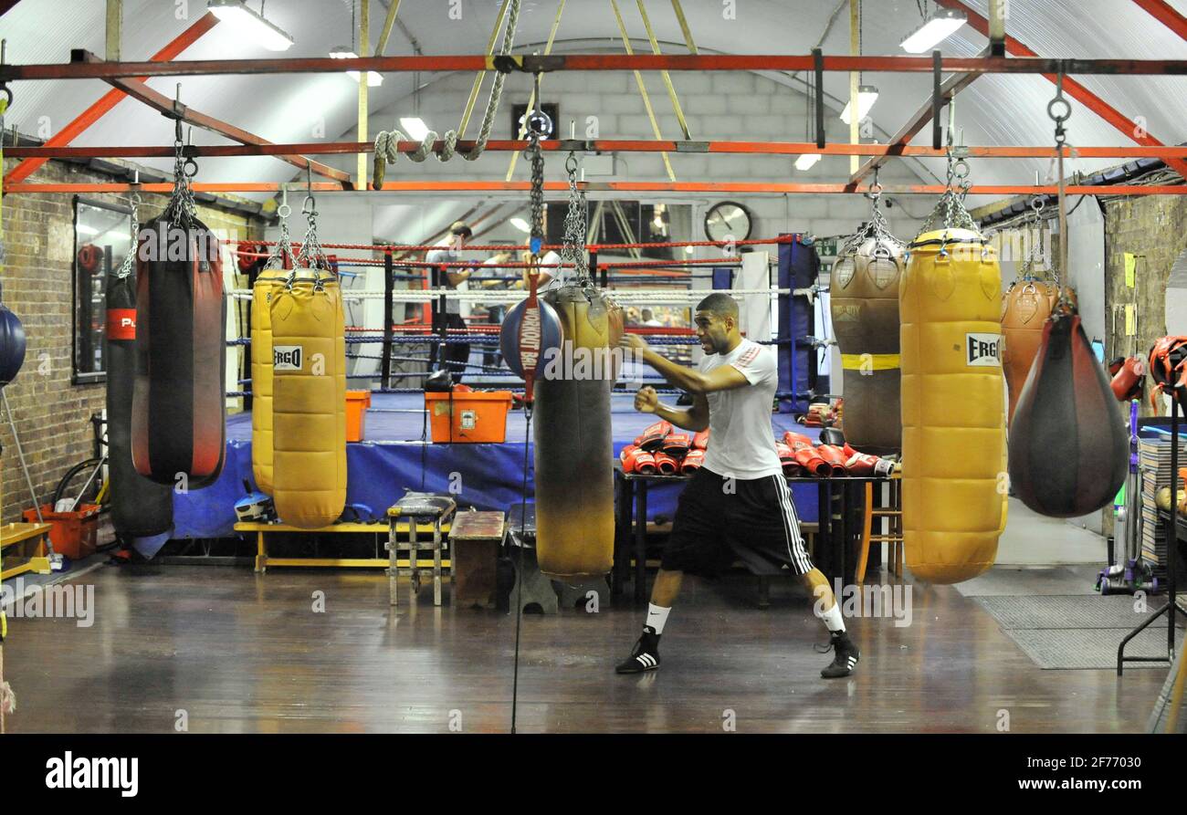 LE FITZROY LODGE AMATEUR BOXE CLUB À LAMBETH SOUTH LONDON OÙ LE CHAMPION DU MONDE DAVID HAY A COMMENCÉ LA BOXE. 22/6/2011 PHOTO DAVID ASHDOWN Banque D'Images