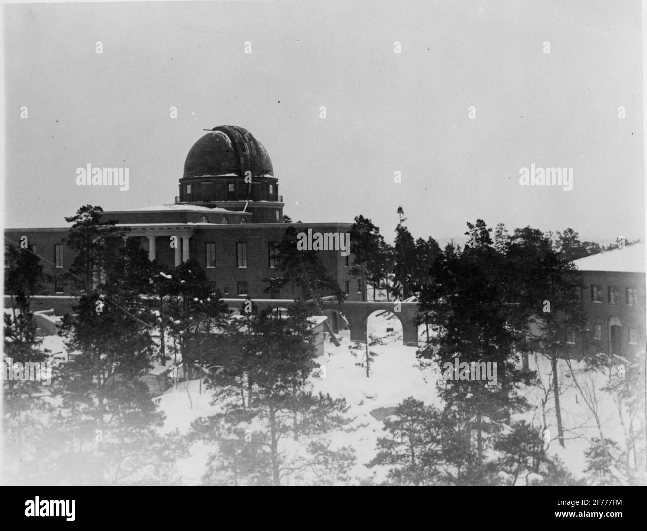 Observatoire de Saltsjöbaden. Banque D'Images