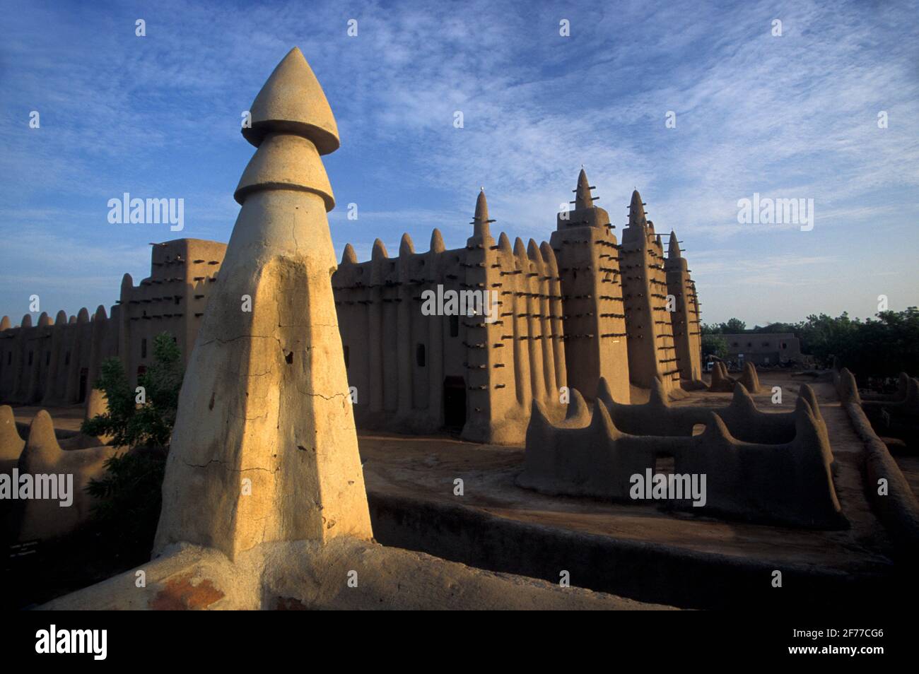 Grande mosquée de Djenné, Djenné, Mali Banque D'Images