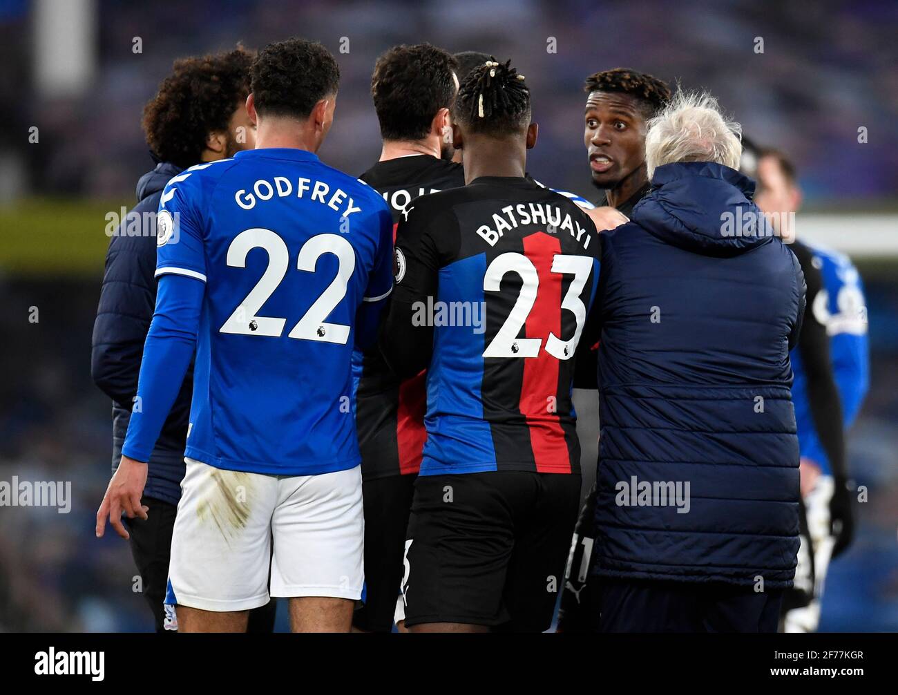 Maillot De Football Everton 21/22 Officiel Signé Par Ben Godfrey - Avec Certificat D'authenticité