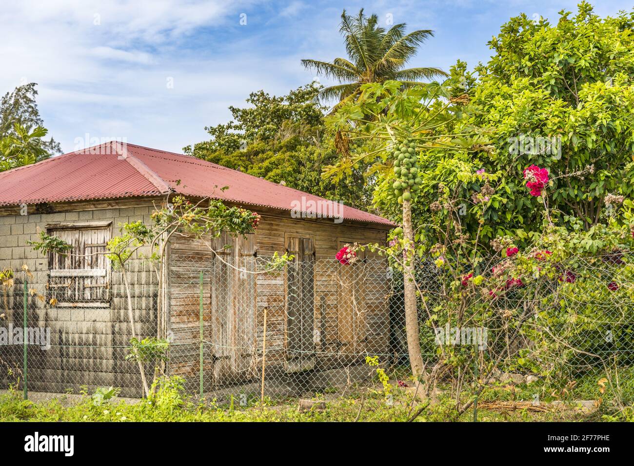 Guadeloupe creole architecture Banque de photographies et d’images à