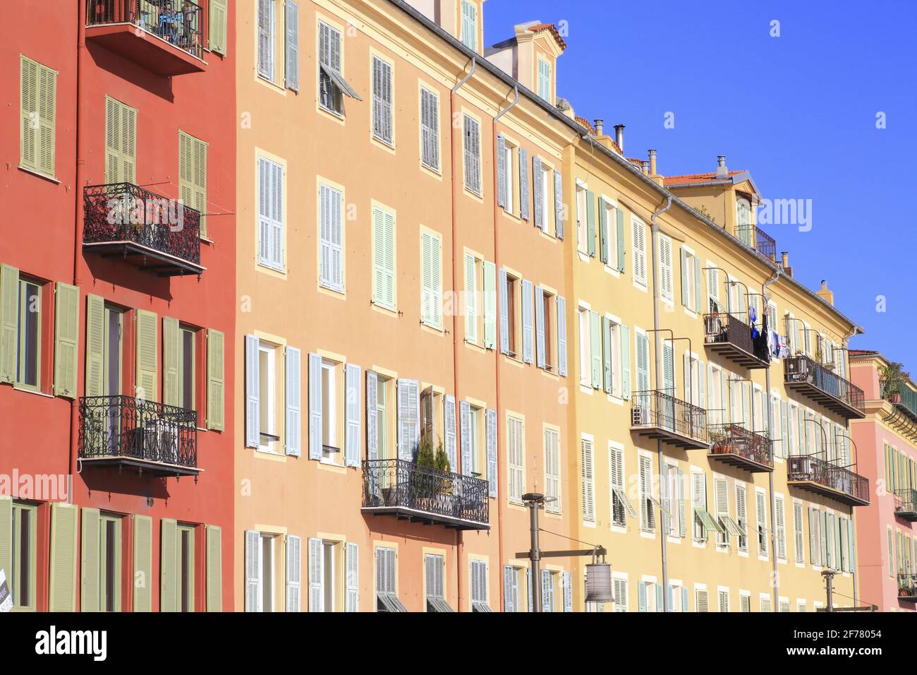 France, Alpes Maritimes, Nice, Port Lympia, Quai Amiral Infernet Banque D'Images