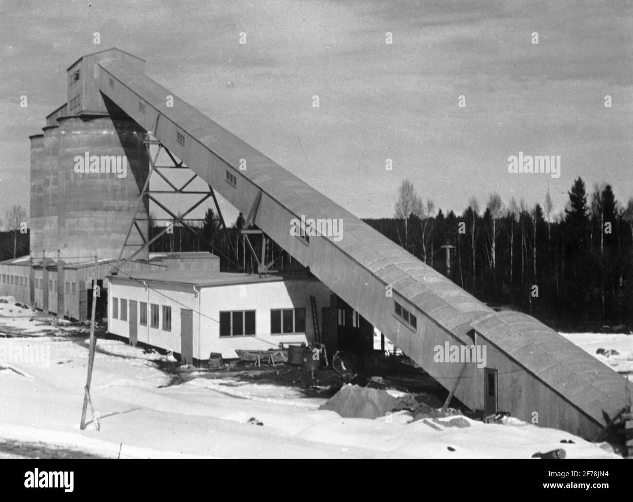 Convoyeur à Forsby. Banque D'Images