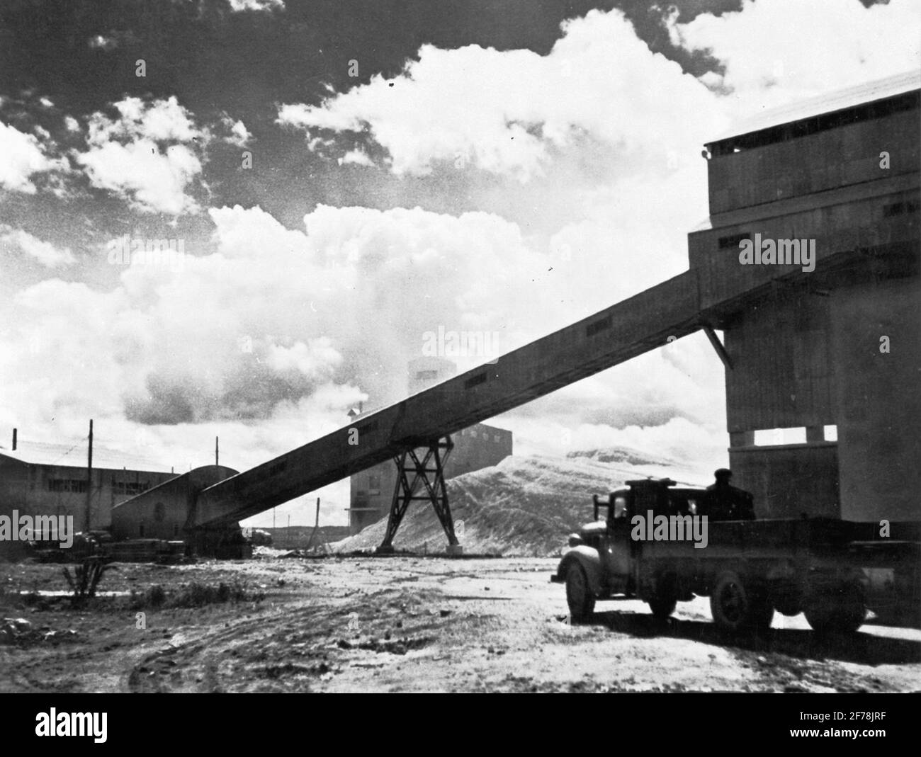 Convoyeur en Köping. Banque D'Images