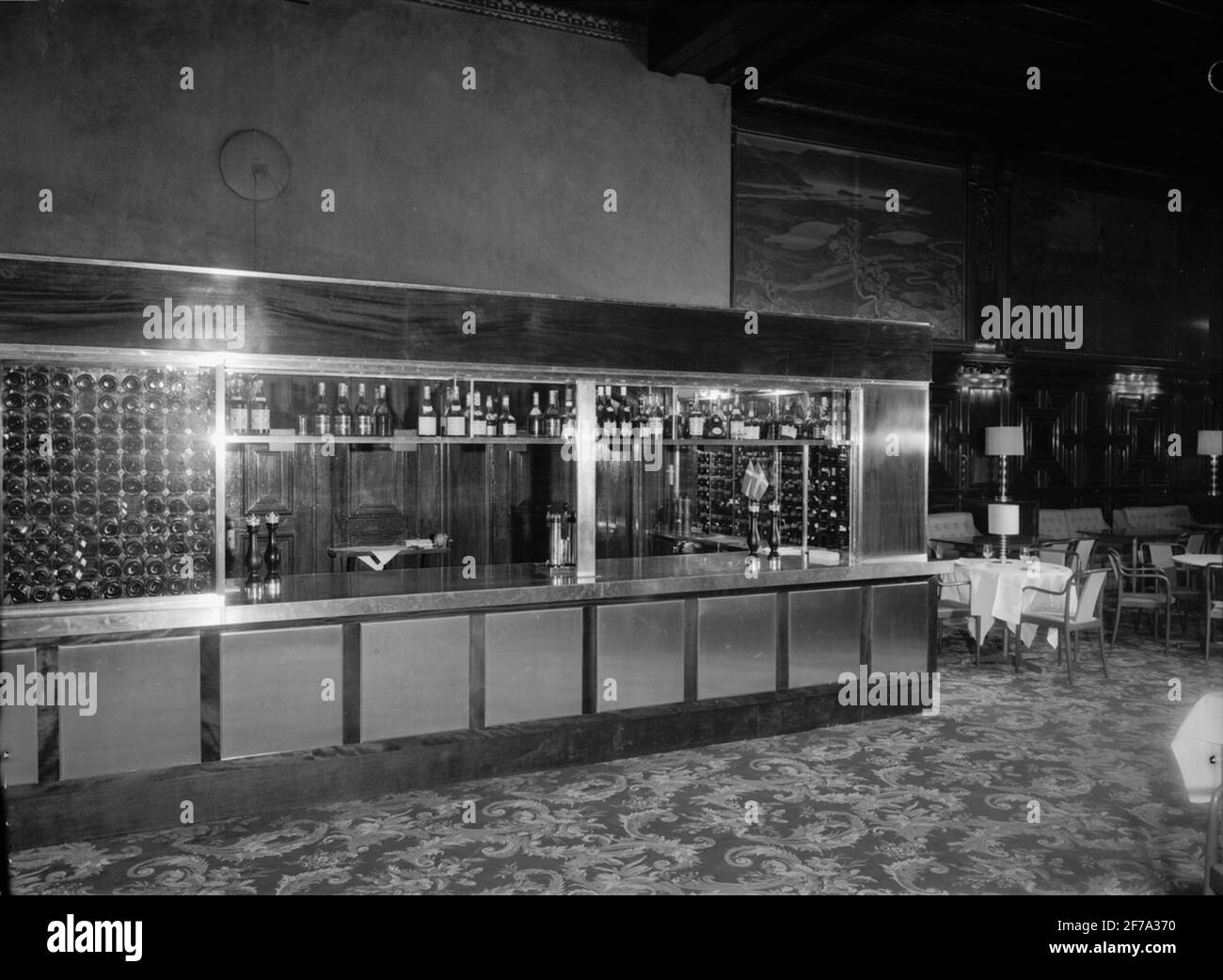 Liqueur, jardin d'hiver Grand Hotel, ouvert. >> Banque D'Images