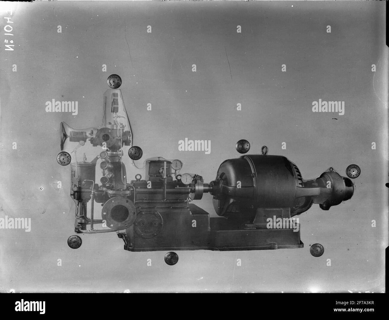 FM 2 V 6000/1500 génératrice à partir de l'électricité. Mechano l.o. 3962. Banque D'Images