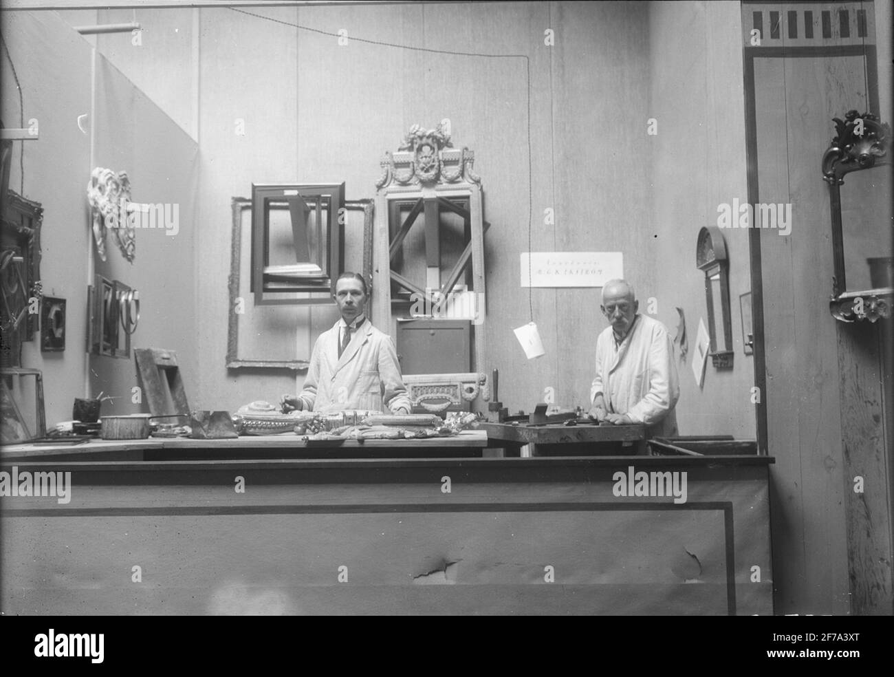 L'exposition de propagande de l'artisanat : artisan Tiffram. Organisateur AB. G. k. ekström. Banque D'Images