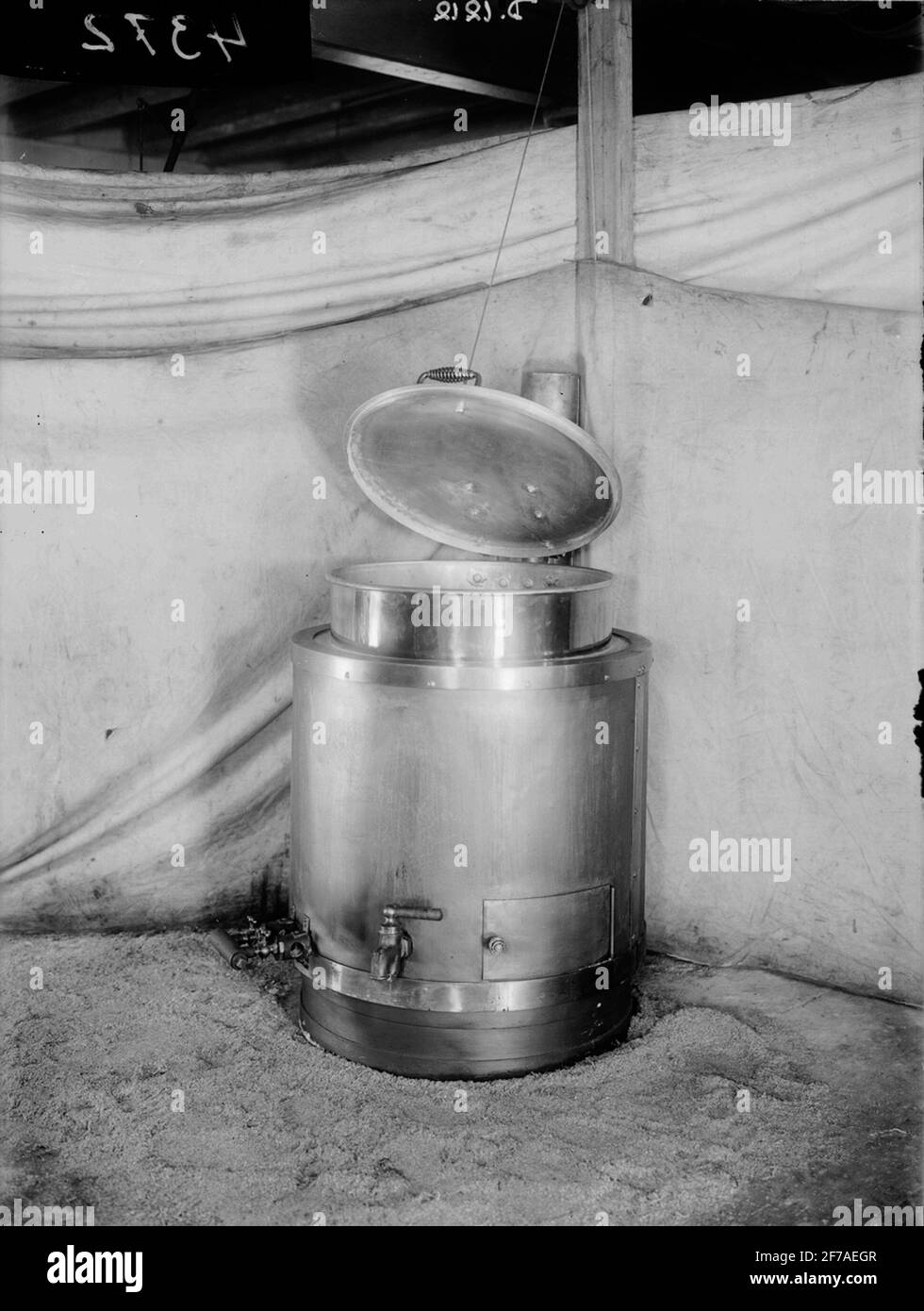 Cuisinière à pression. Banque D'Images