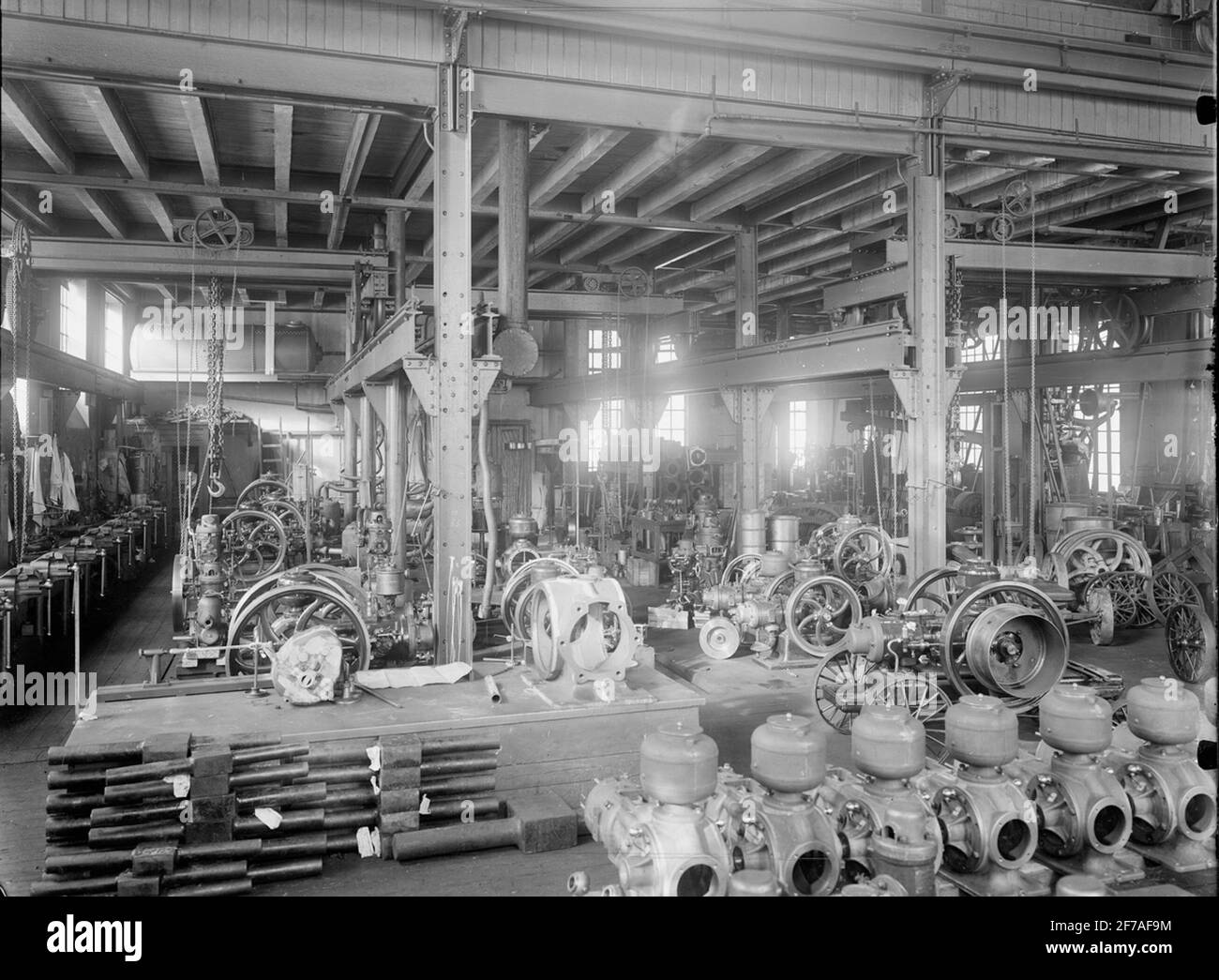 Hall de la machine. Banque D'Images