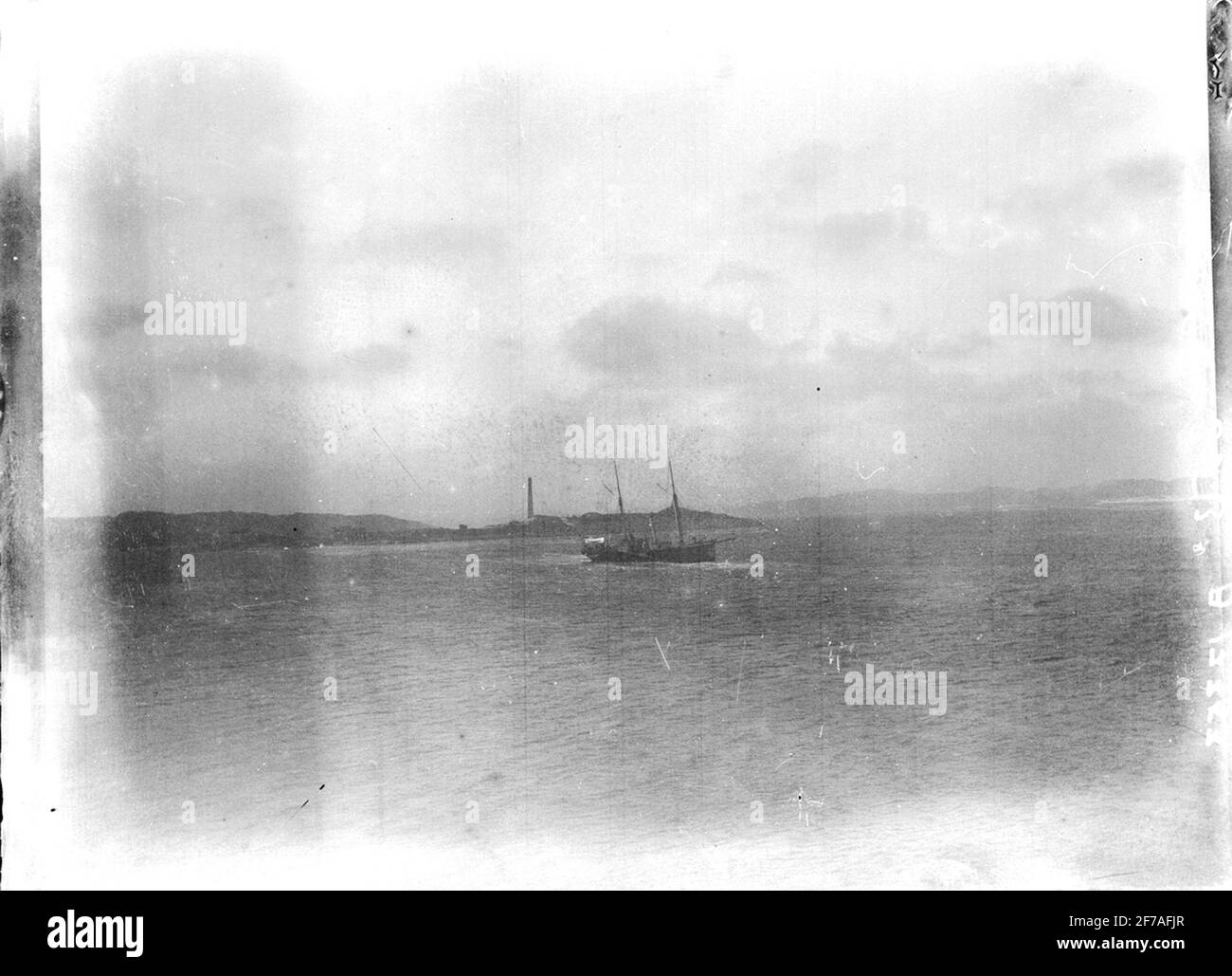 Navires dans le port. Banque D'Images