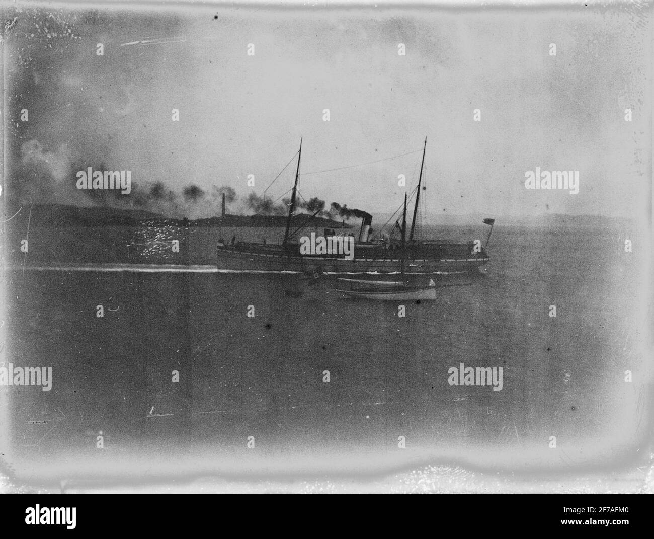 Navires dans le port. Banque D'Images