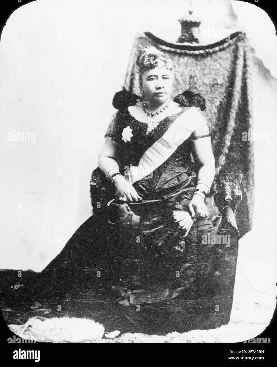 Image de Skipticone. Reine Liliâuokalani 1838-1917. La dernière reine d'Hawaï. Banque D'Images