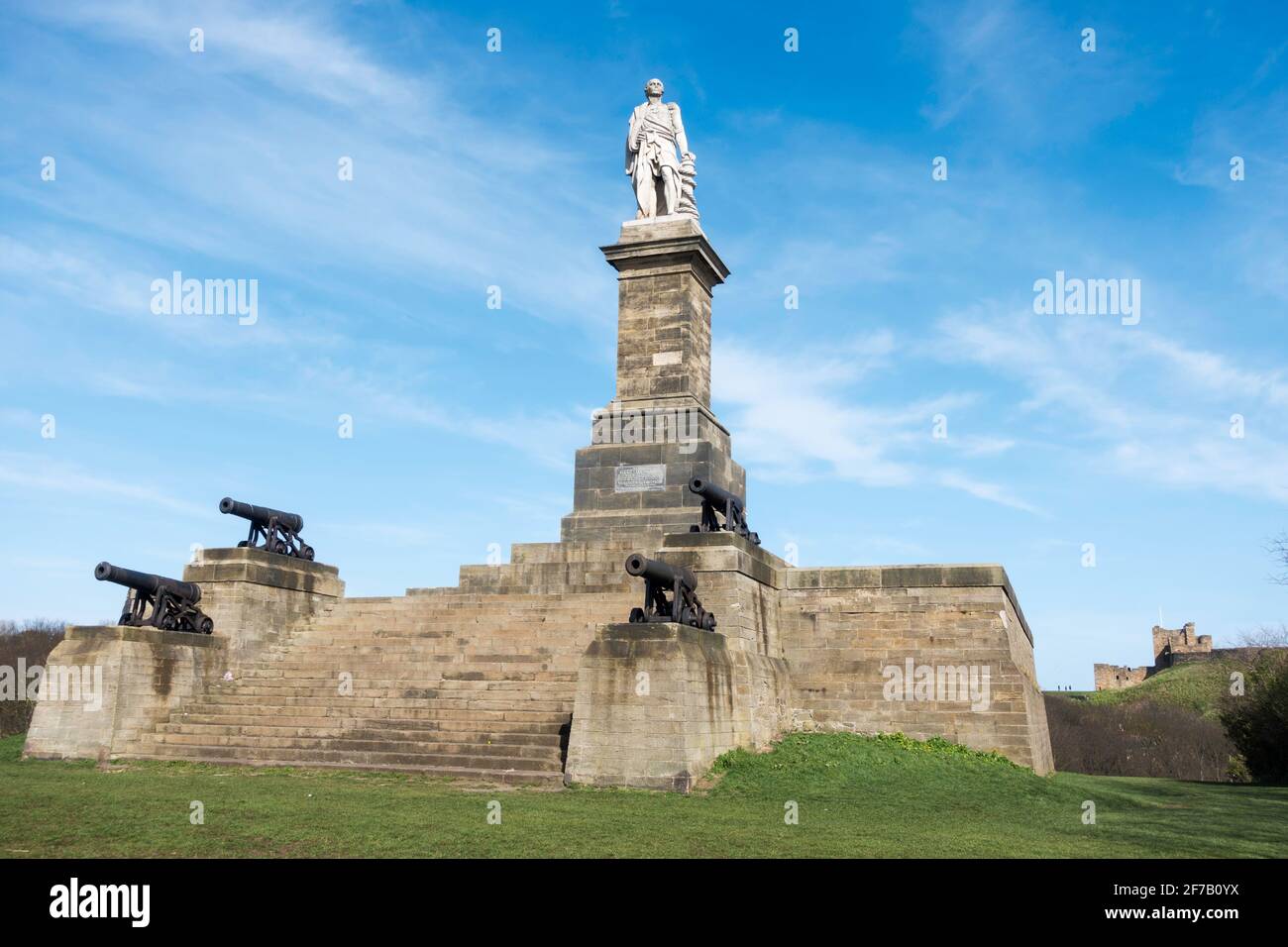 Le monument Collingwood à Tynemouth, au nord-est de l'Angleterre, UKCollingwood Banque D'Images