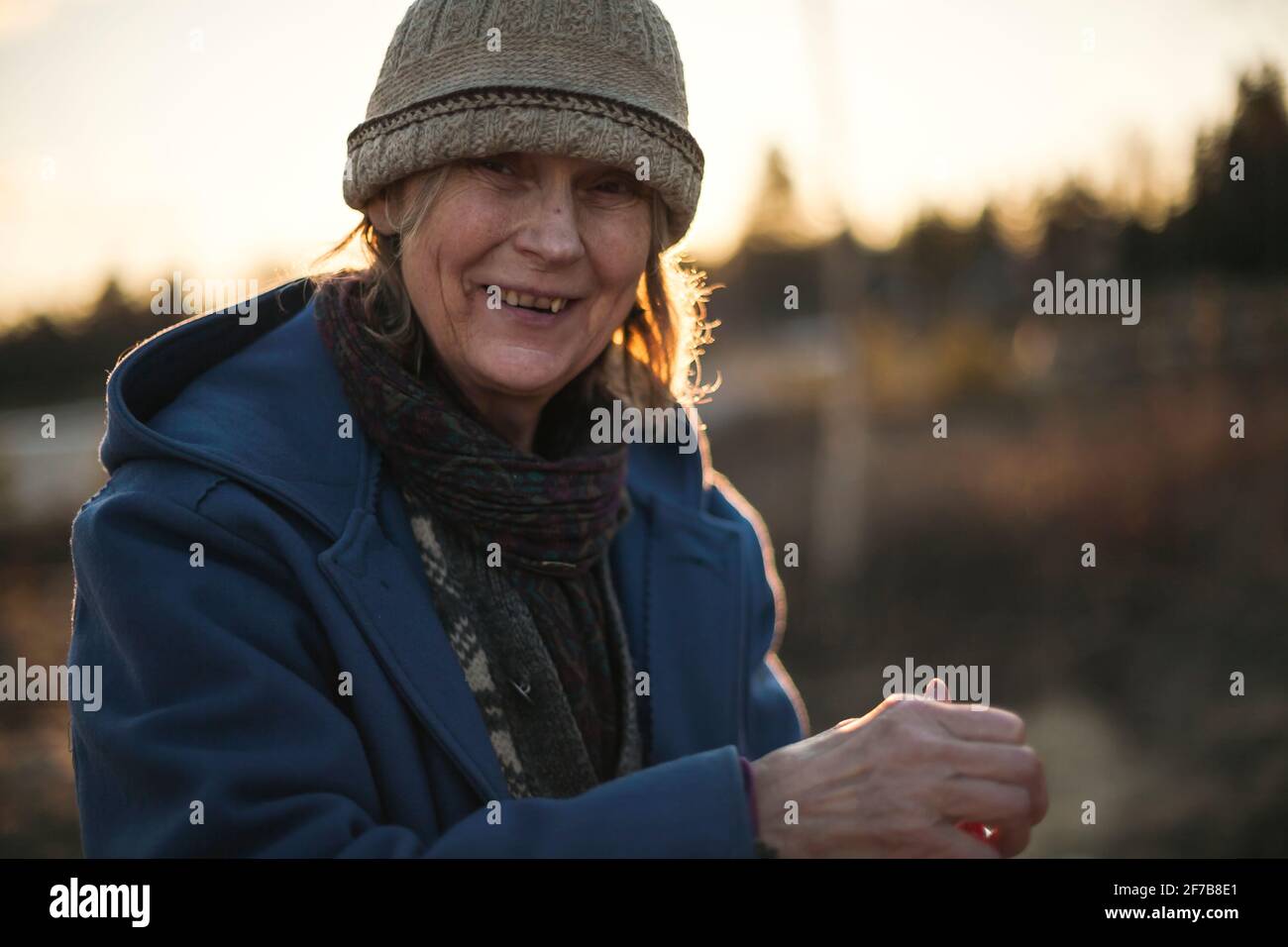 Portrait of senior woman Banque D'Images