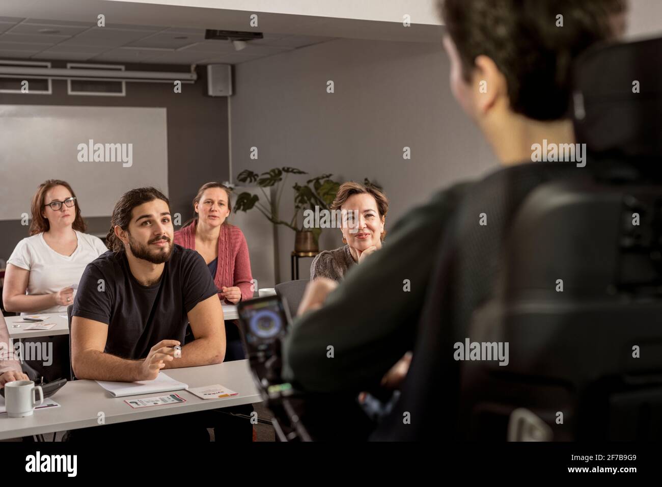 Les gens au séminaire Banque D'Images