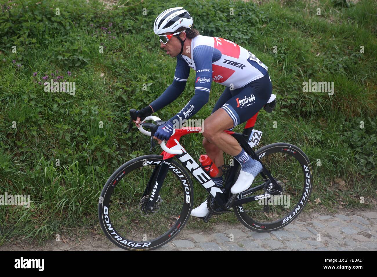 Koen de Kort de Trek - Segafredo l'UCI ronde van Vlaanderen - Tour des Flandres 2021, course cycliste, Anvers - Oudenaarde le 4 avril 2021 à Oudenaarde, Belgique - photo Laurent Lairys / DPPI Banque D'Images