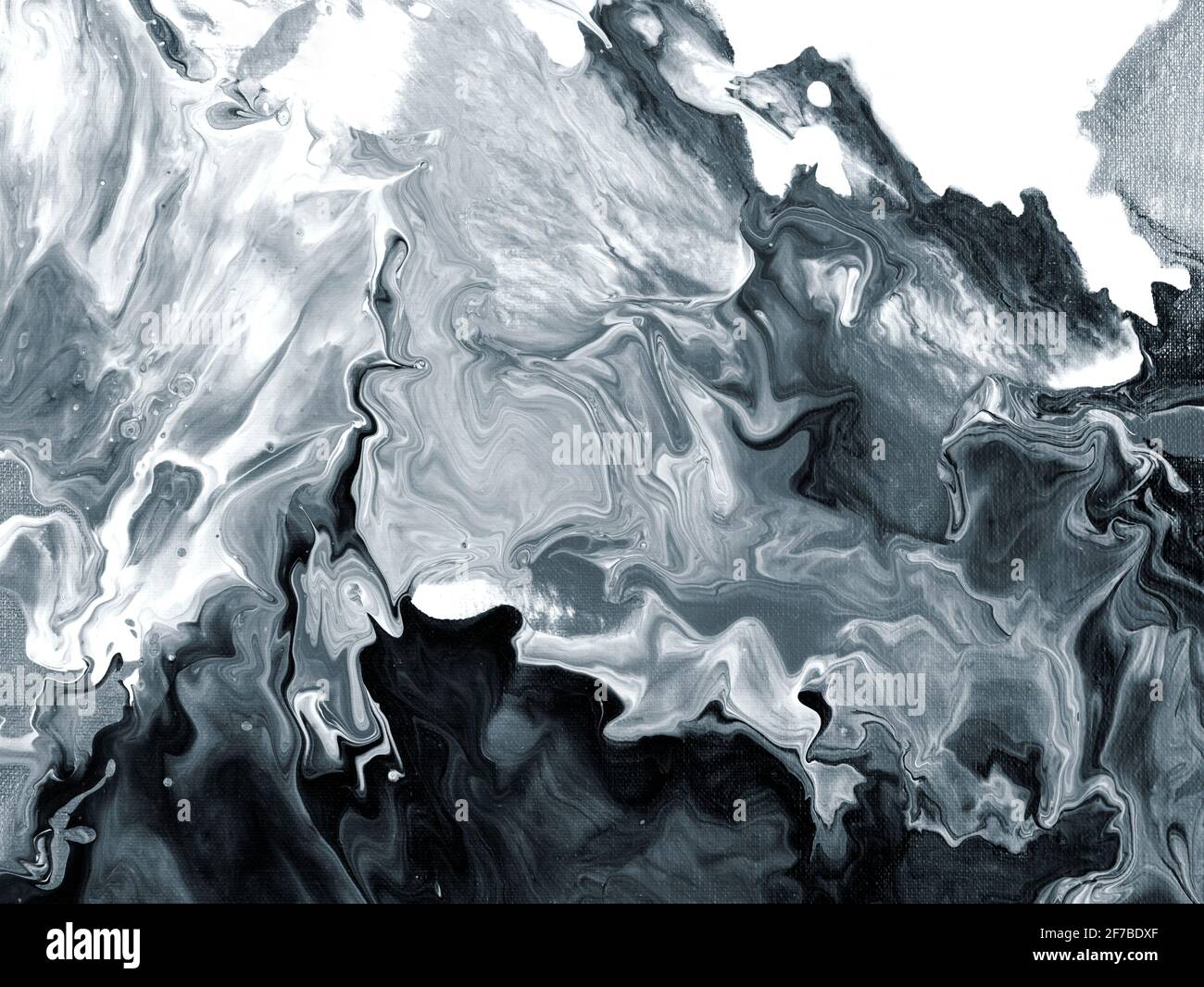 Peinture créative noir et blanc, arrière-plan abstrait peint à la main,  texture marbre, peinture acrylique sur toile. Art moderne Art contemporain  Photo Stock - Alamy