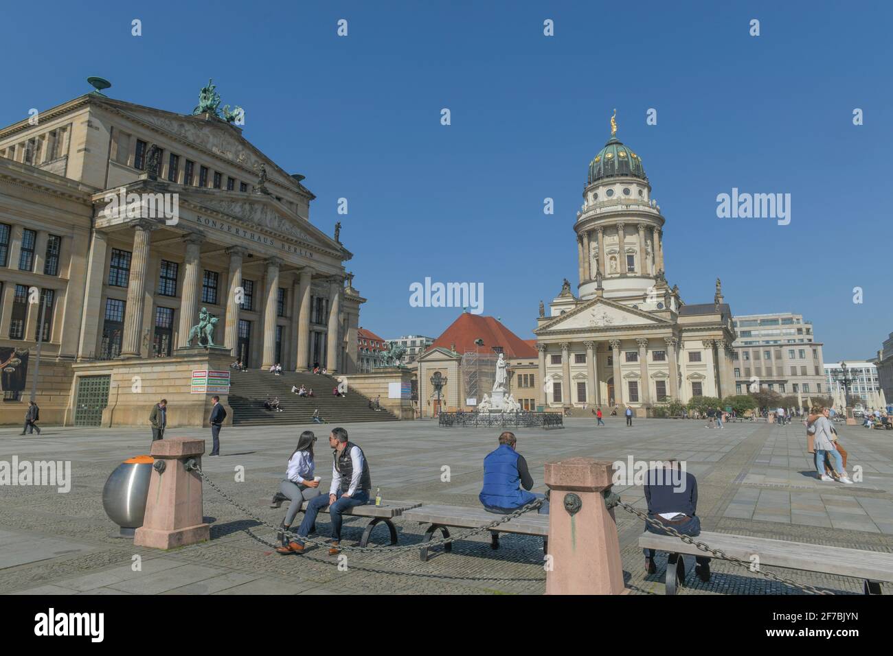 Gendarmenmarkt, Mitte, Berlin, Deutschland Banque D'Images