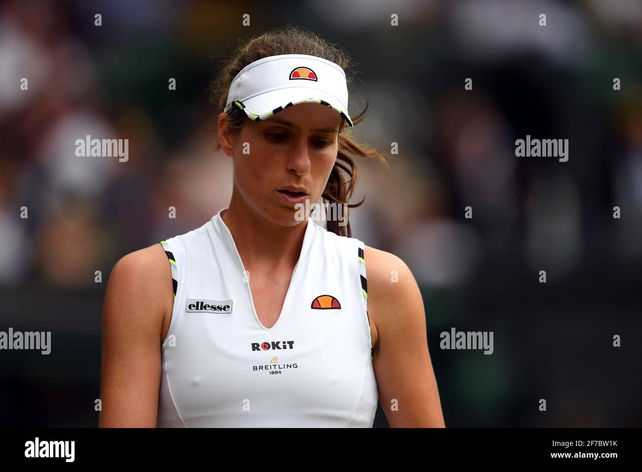 Photo du dossier datée du 09-07-2019 de Johanna Konta. Date de publication : le mardi 6 avril 2021. Banque D'Images