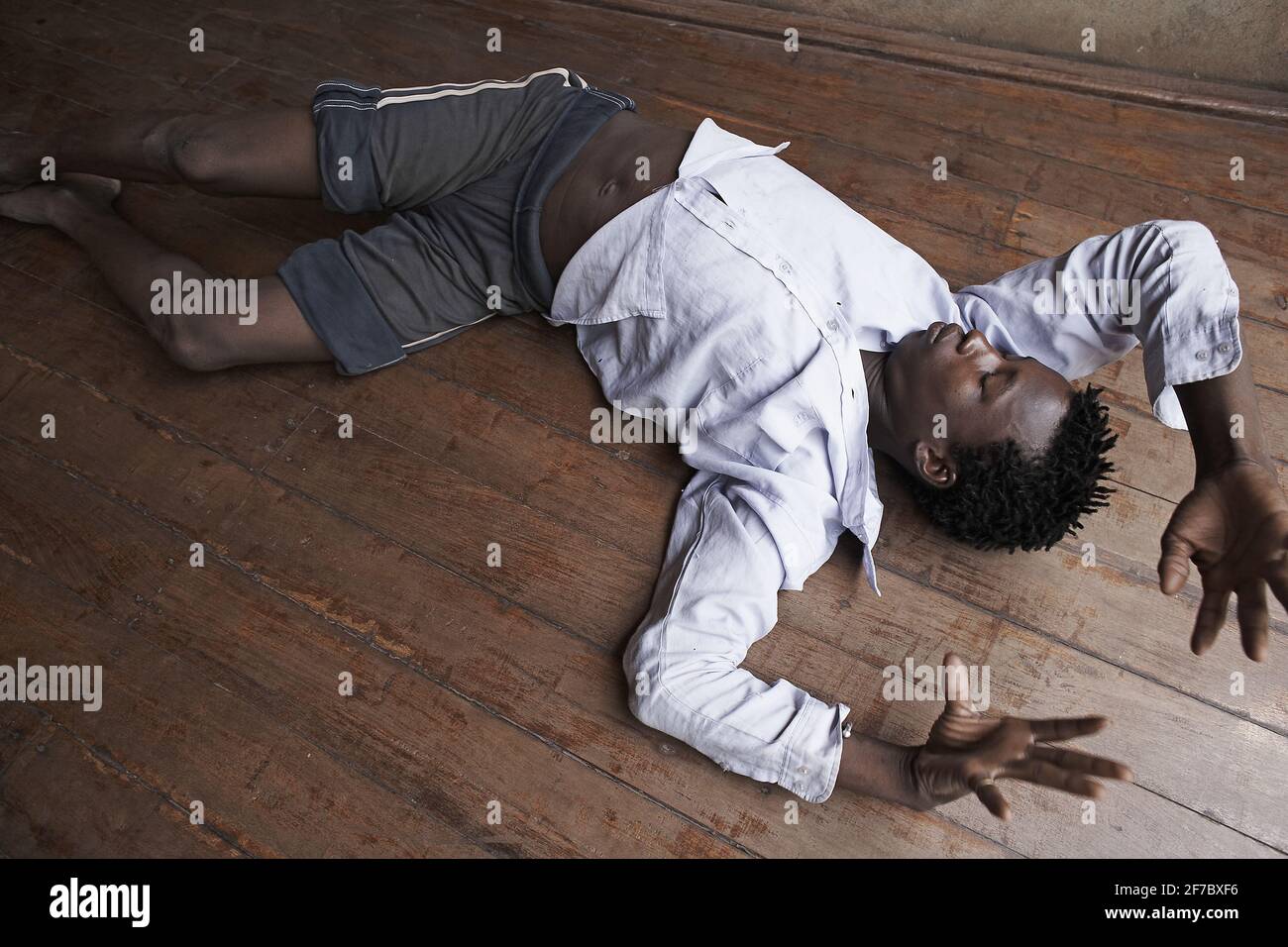 MALI / BAMAKO /danse moderne à l'école de danse de Bamako, Mali, Afrique de l'Ouest. Banque D'Images