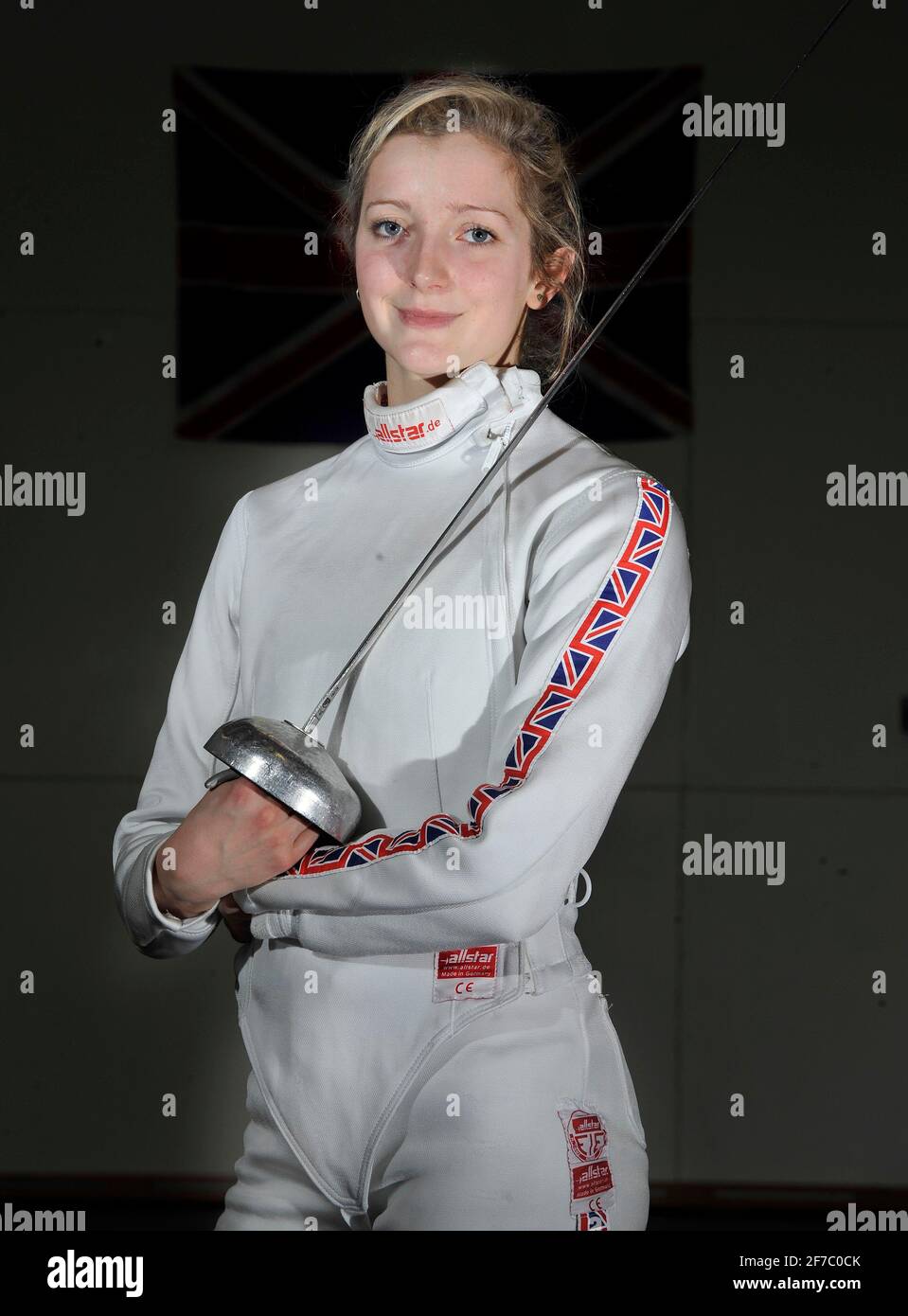 Pentathlon moderne: Freyja Prentice GB. 6/1/2010. PHOTO DAVID ASHDOWN Banque D'Images