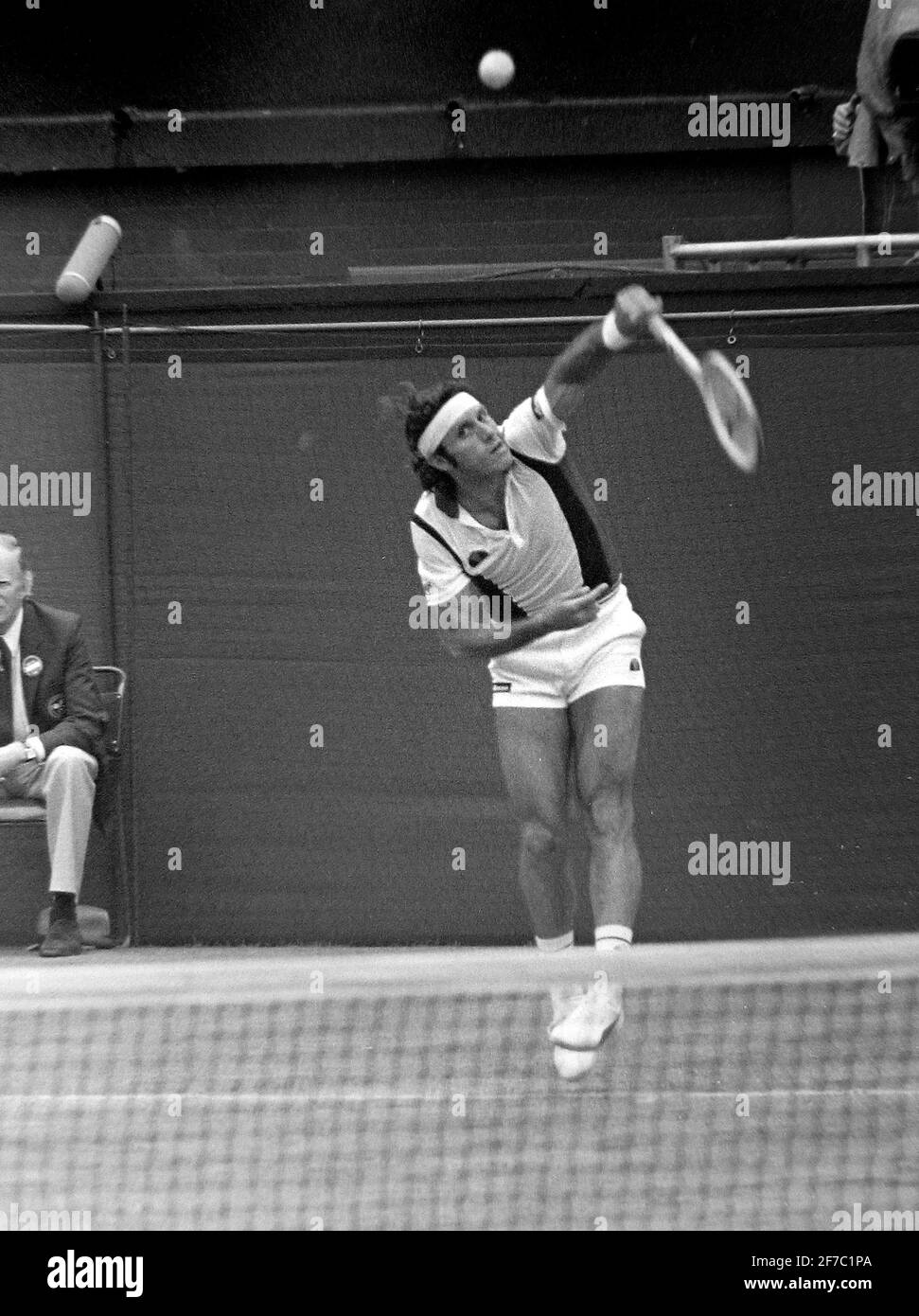 Guillermo Vilas, légende Argentine du tennis Banque D'Images
